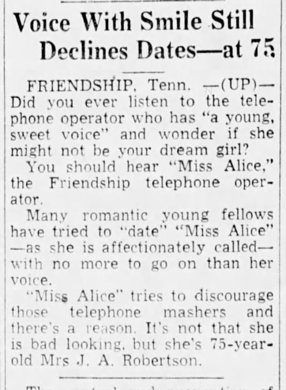 Clipping from The Daily Times
